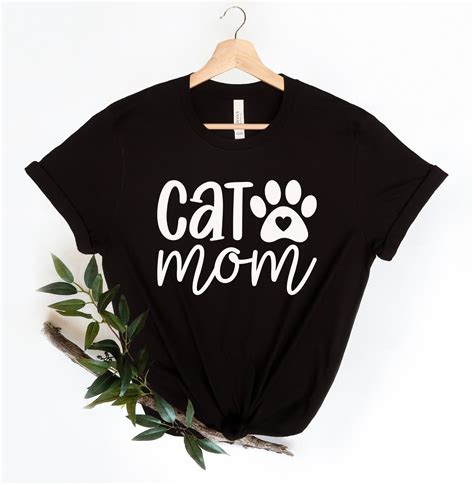 Cat Mama Shirt Cat Mom Shirt Cat Shirt Cat Lover Etsy