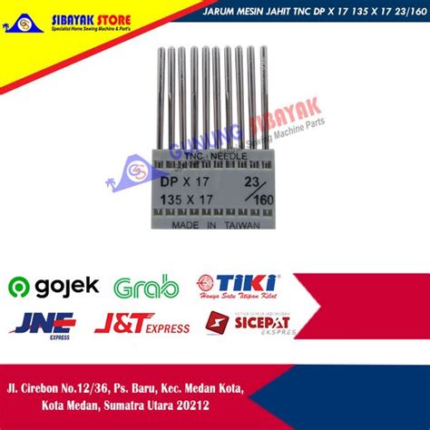 Jual Jarum Mesin Jahit Tnc Dp X 17 135 X 17 23 Per 160 Di Lapak Gunung