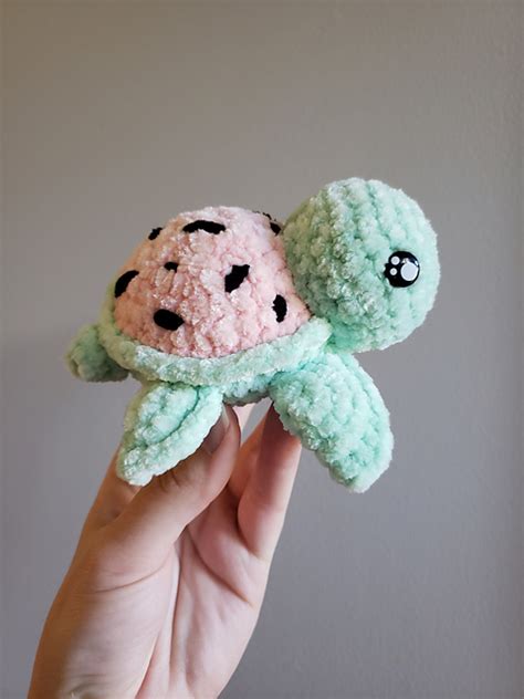 Ravelry Watermelon Turtle Pattern By Megan Fetzer