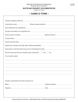 Fillable Online Kcc State Ks Keep For Two Years Sample Form