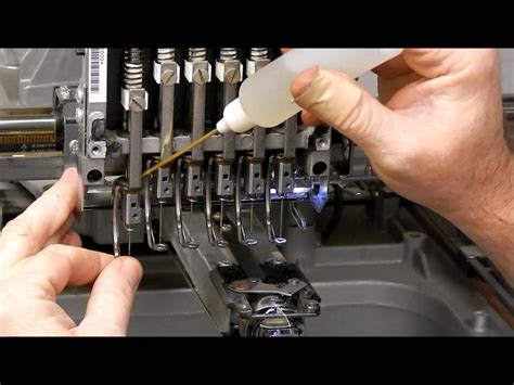 Oiling Points On Brother Pr600 Tajima Embroidery Machine Machine