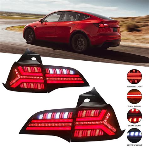 Buy New Taillight For Model Tesla Smoked Tail Light