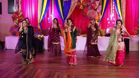 Surprise Punjabi Wedding Jaggo Performance Brideandgroom Youtube