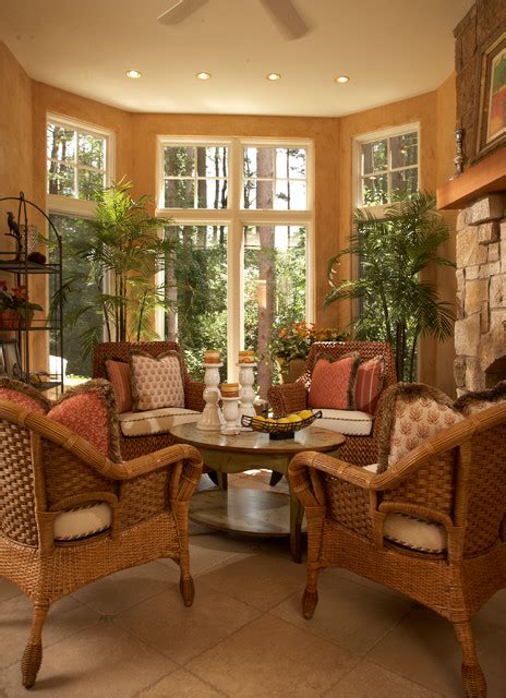 French Country Traditional Sunroom Detroit By Luxe Homes Design