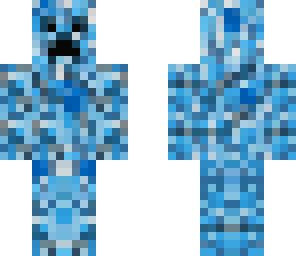 Blue Creeper | Minecraft Skin