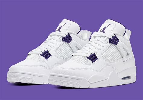 Air Jordan 4 Retro Metallic Purple Ct8527 115 Release Date Nice Kicks