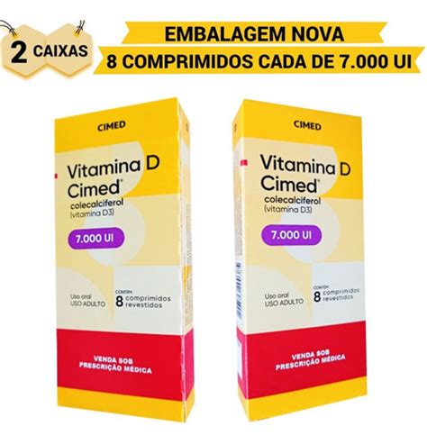 Vitamina D Ui Caixas Comprimidos Cada Cimed