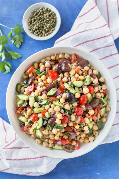 Mediterranean Chickpea Salad Simply Whisked