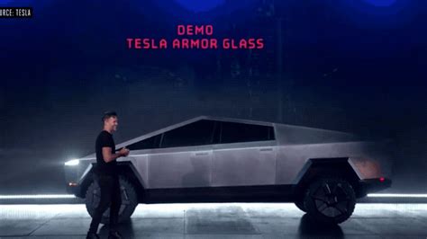 Elon Musk Explains Why Teslas Cybertruck Windows Smashed During