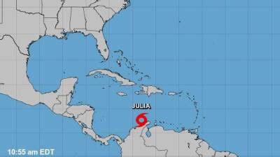 EN VIVO Siga La Trayectoria De La Tormenta Tropical Julia Hacia Honduras