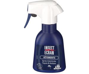 INSECT ECRAN Spray insecticide vêtements tiques et aoûtats 200 ml au