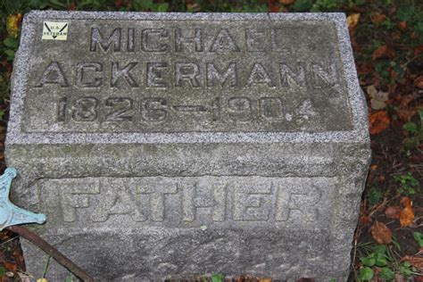 Michael Ackermann Find A Grave Memorial