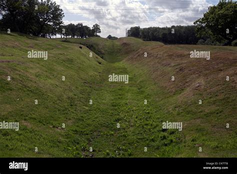 Antonine Wall Ditch Near Falkirk In Scotland Stock Photo Alamy