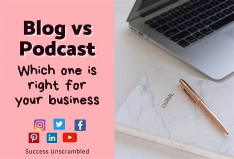 A Blog Vs Podcast Which Is Better For Your Small Business Marketing