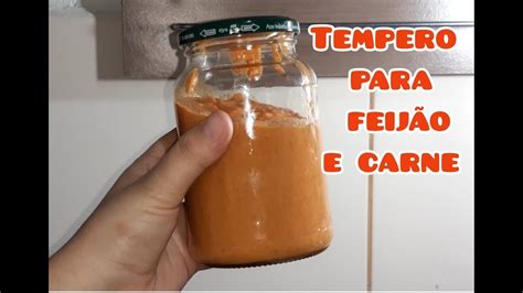 TEMPERO PARA FEIJÃO E CARNES TEMPERO CASEIRO YouTube