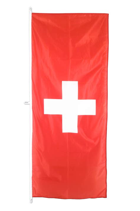 Hochformat Schweiz Fahne Schweizerische Flagge 80 X 200 Cm