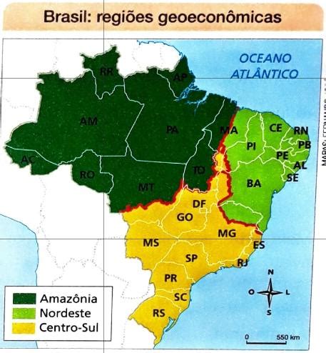 Regionalização Geografia - Geografia – Possibilidades de regionalização brasileira – Conexão ...