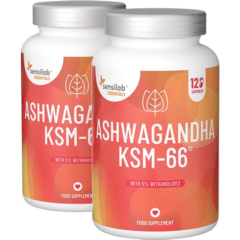 Essentials Ashwagandha Ksm High Dose Vegan Capsules Sensilab