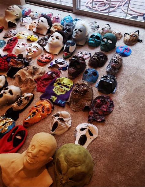 My Mask Collection Pretty Large Collection Horror Amino