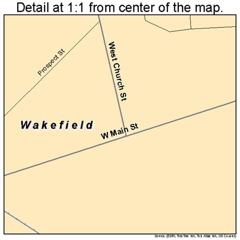 Wakefield Virginia Street Map 5182384