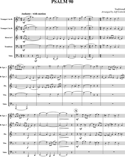 Psalm 90 Sheet Music by Traditional | nkoda