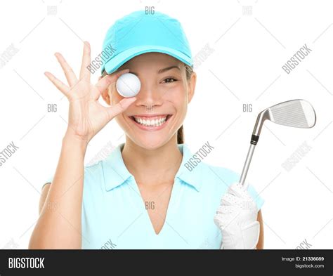 Golf Fun. Happy Woman Image & Photo (Free Trial) | Bigstock