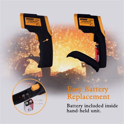 Kt Thermo Infrared Thermometer Non Contact Digital Laser Temperature Gun Bright Ebay