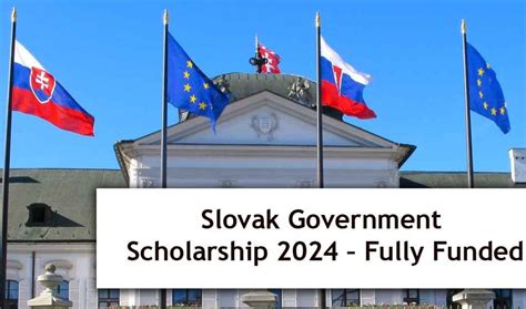 Slovak Government National Scholarship 2024 Application