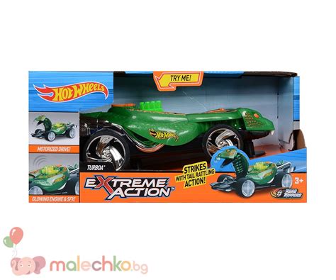 Кола за екстремни приключения Змия Hot Wheels Палечко БГ Детски играчки