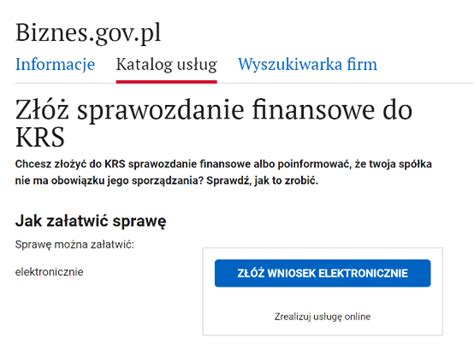 Z O Enie Sprawozdania Finansowego W Krs Blog Saldeosmart