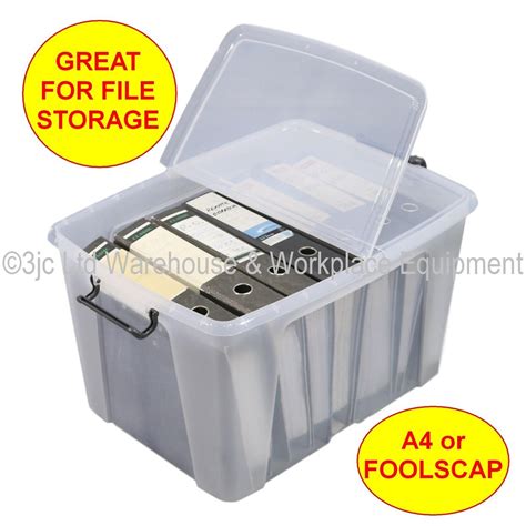 Smart Storemaster Premium Clear Plastic Storage Boxes Box Lids Choice