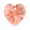 Swarovski Elements 6228 XILION Crystal Heart Pendant 14 4mm Crystal