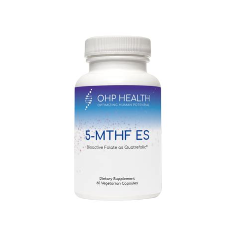5 Mthf Es 10mg 60 Count Ohp Health By Longevity Launch Labs