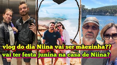 família Santina vlog do dia Niina vai ser mãezinha vai ter festa