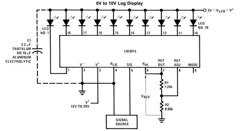 LM3915点 栏显示驱动程序引脚数据表功能和等效 bet188真人在线