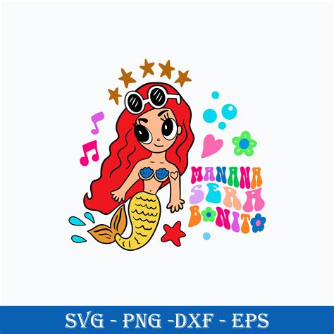 Karol G Mermaid Sirena Svg Mermaid Svg La Bichota Svg Kar Inspire