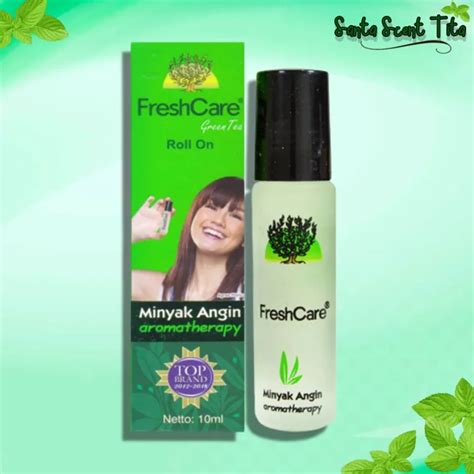 Green Tea Freshcare Aromatherapy Oil Minyak Angin Roll On Ml