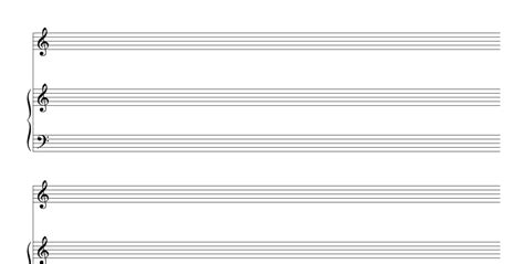 Free Manuscript Blank Piano Vocal Staff Pdf Download