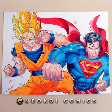 Goku Vs Superman By Neokoi On Deviantart