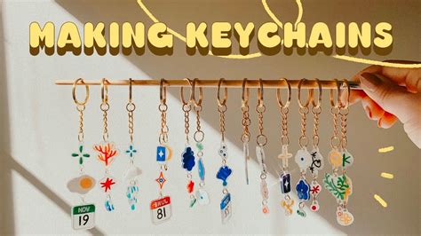 Diy Keychains Shrink Plastic Youtube