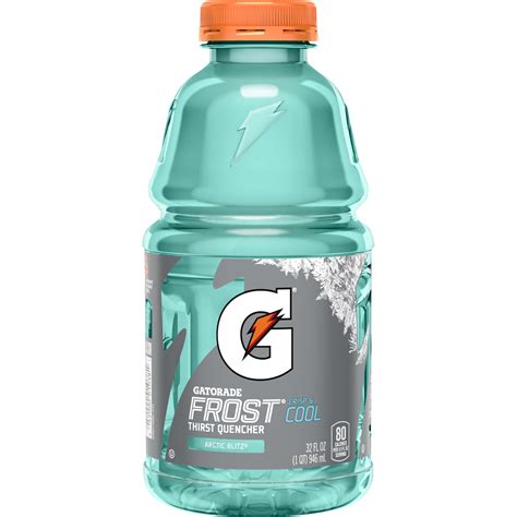 Gatorade Frost Thirst Quencher Sports Drink Arctic Blitz 32 Oz Bottle