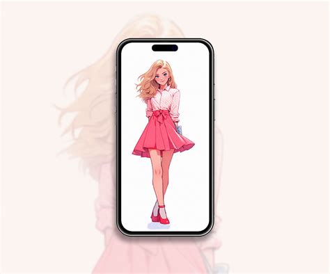 Preppy Girl Cartoon Art Wallpapers - Beautiful Girl Wallpaper iPhone