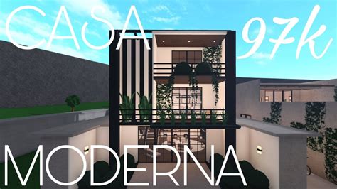 Bloxburg Casa Moderna De Luxo Speedbuild Roblox Youtube