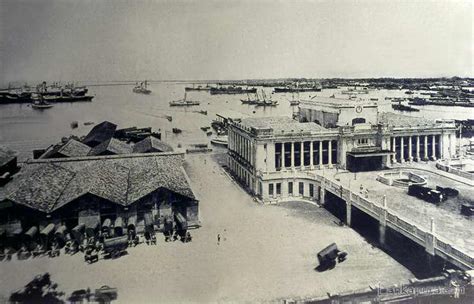 Clapham Junction of the East Colombo's Great artificial Harbour, Ceylon ...