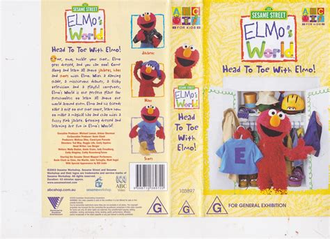 SESAME STREET ~HEAD TO TOE WITH ELMO~ VIDEO PAL VHS | eBay