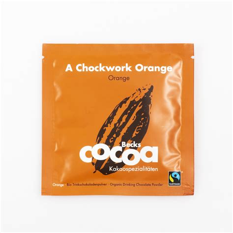 Becks Chocolate Powder Chockwork Orange Organic 25g Schwarzenbach Ch