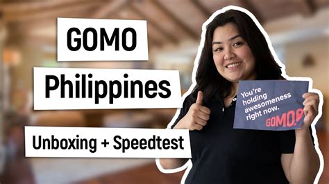 Gomo Ph Unboxing Speedtest Youtube