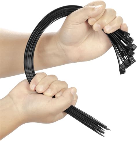 Amazon MasiStranth 100PCS 18 Inch Cable Zip Ties Heavy Duty 175lbs