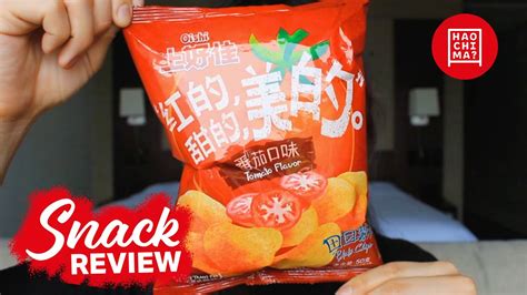 Hcm Snack Review Oishi Tomato Flavour Chips Youtube