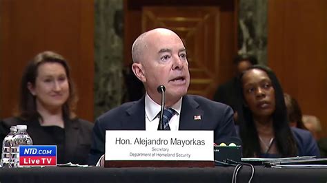 Live Homeland Security Mayorkas Testifies To Senate Appropriations